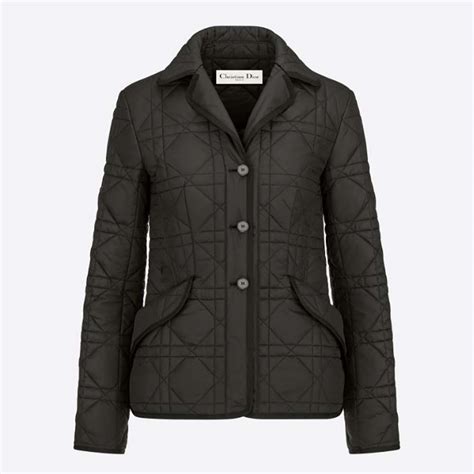 dior black puffer jacket|Dior quilted jacket.